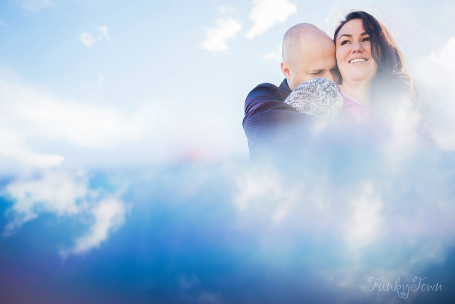 Sky portrait engagement photographer Victoria British Columbia