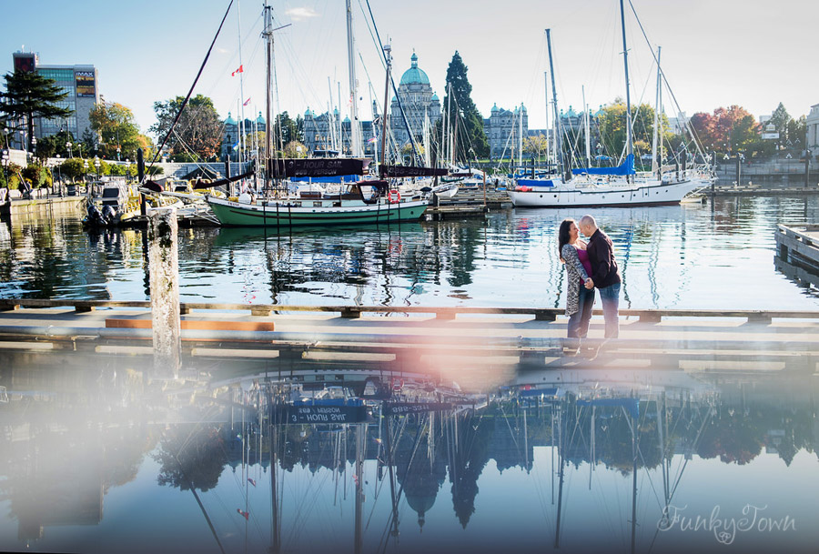 Marina Inner Harbour Engagement Photography Portraits