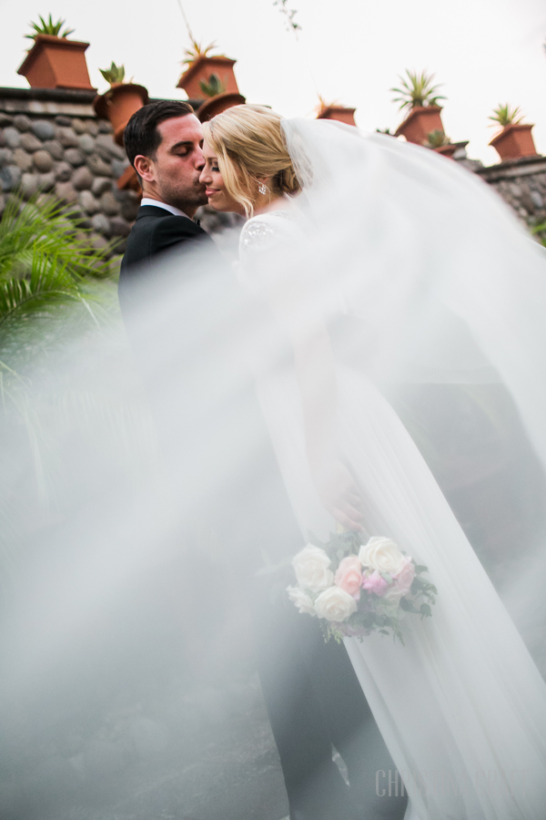 Bridal veil at zephyr palace wedding portrait