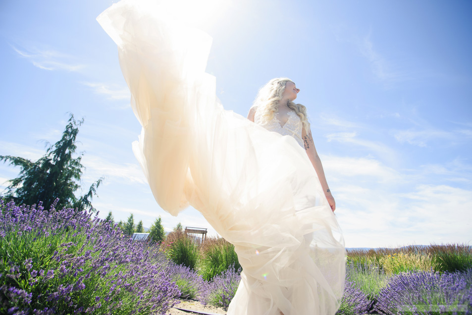 Kelowna Lavender Farm Wedding Photographers