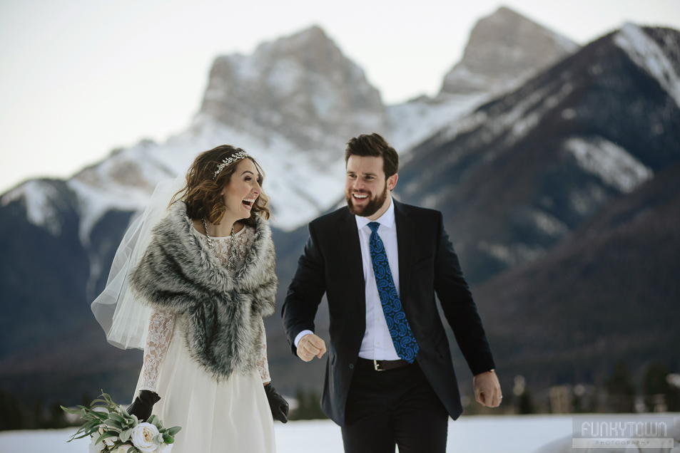 Canmore Winter Wedding Photography