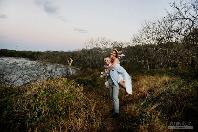 Wedding Photography at Costa Rica's Villa Islita at the Tamarindo Preserve in Langosta Beach Costa Rica.