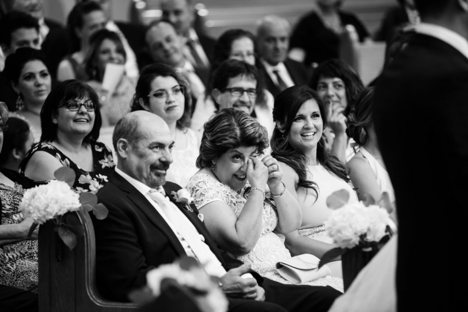 Wedding Photojournalism and candid moments // Short wedding dress catholic Ceremony Wedding Photography Victoria BC by FunkyTown Photography