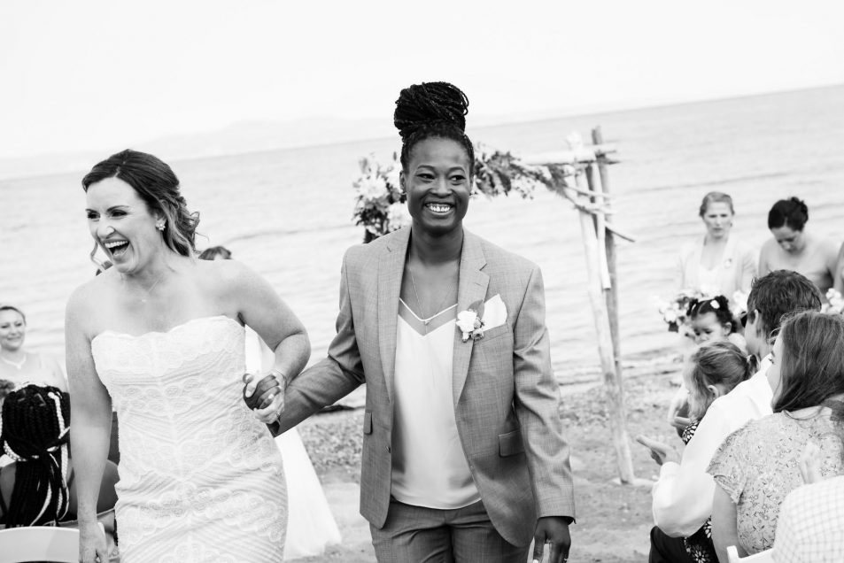 Victoria BC Cadboro Bay The Beach House Wedding by @funkytownphotography Same sex wedding LGBTQ