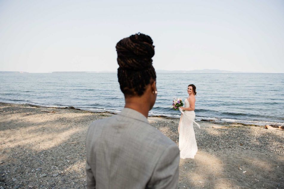 Victoria BC Cadboro Bay The Beach House Wedding by @funkytownphotography Same sex wedding LGBTQ