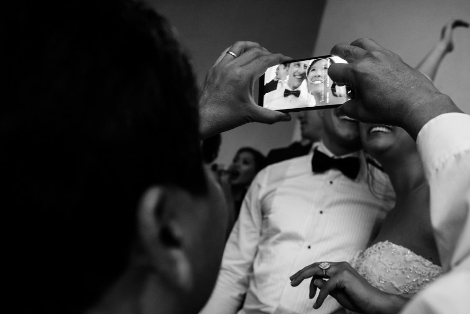 Wedding photojournalism candid reception at Wedding in Antigua Guatemala at Casa Santo Domingo