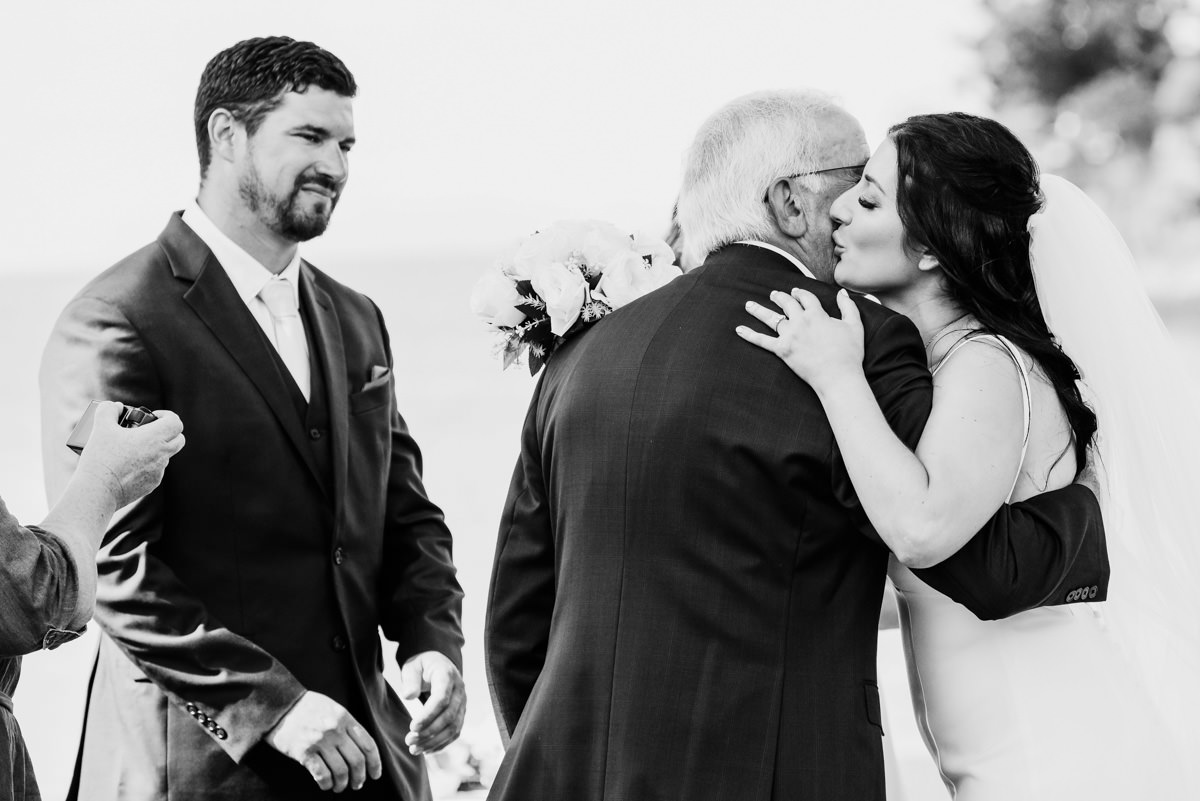 Candid wedding photojournalism at Pacific Shores Resort