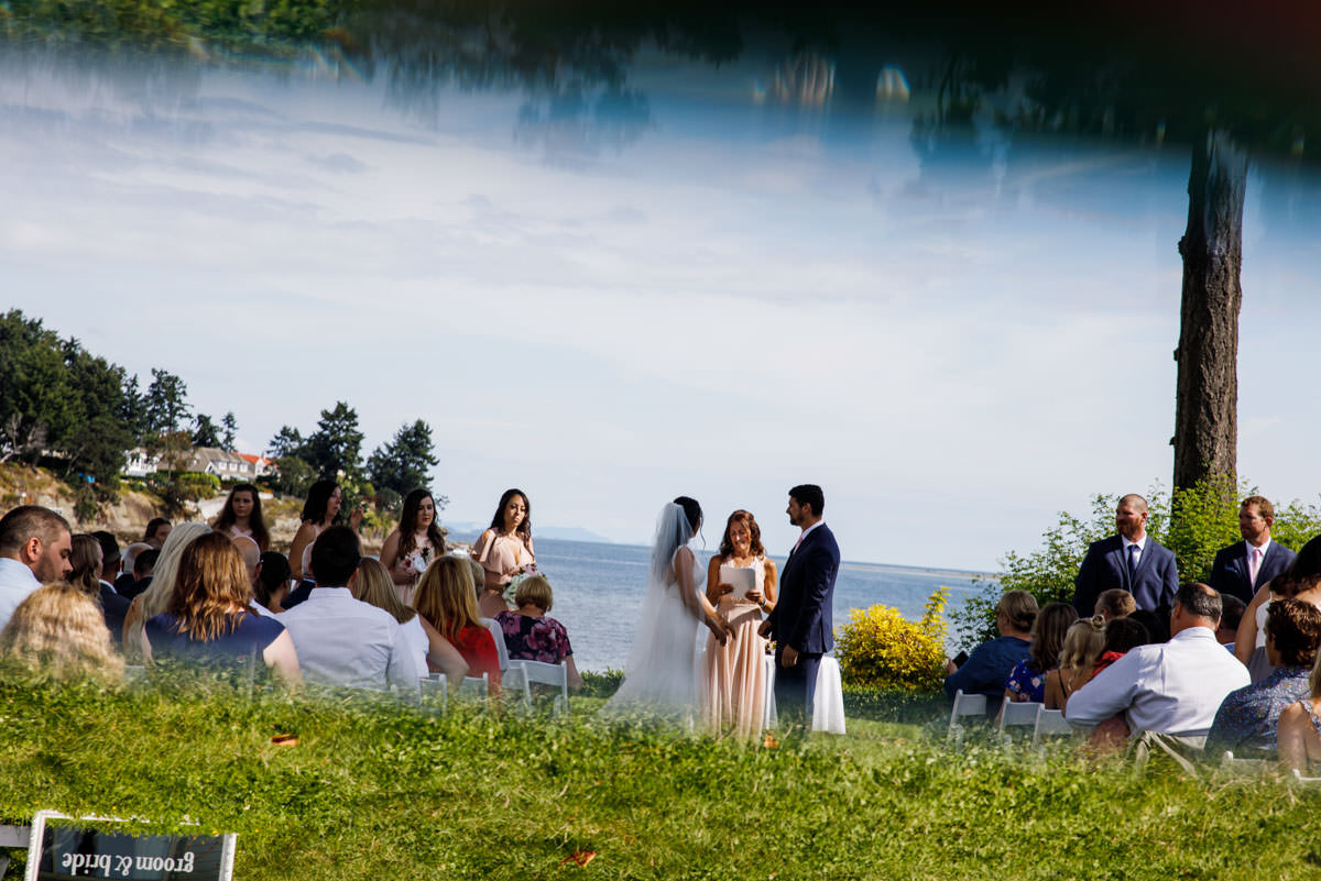 Artistic creative wedding photos Parksville