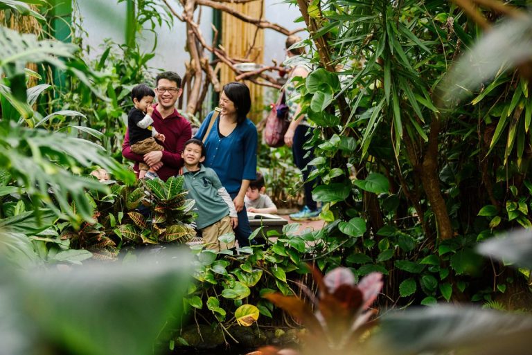 Butterfly World family portraits candid documentary family photojournalism