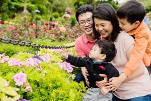 Butchart Gardens Family Portrait Photography