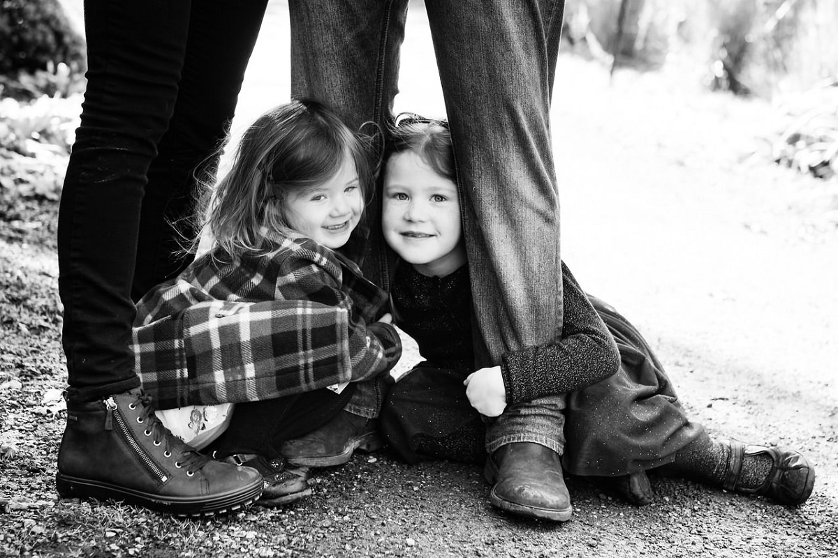 Family portraits in the fall during a mini-session promotion at Government House in Victoria BC